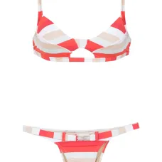 Striped bikinis