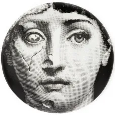 Тарелка с принтом