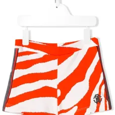 Трикотажные шорты с принтом Zebra Трикотажные шорты с принтом Zebra