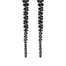 Висячие серьги с бусинами