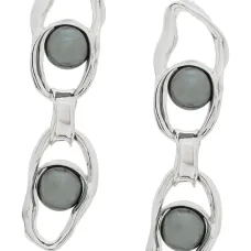 Серьги 'Liquid' цепочного дизайна