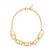 Колье 'Liquid' с жемчугом