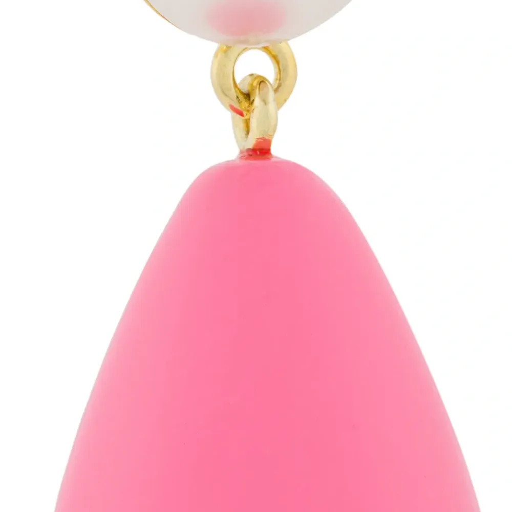 Серьги с каплевидной подвеской