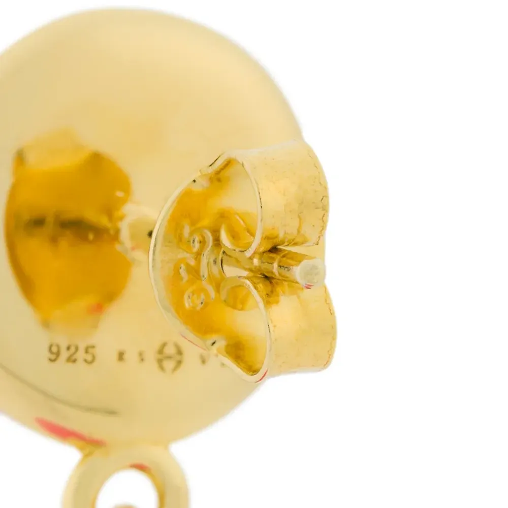 Серьги с каплевидной подвеской