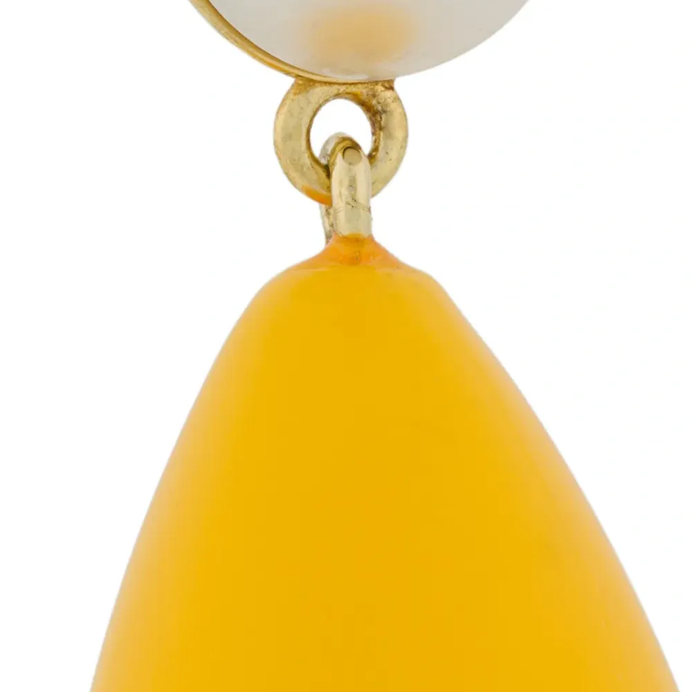 Серьги с каплевидной подвеской