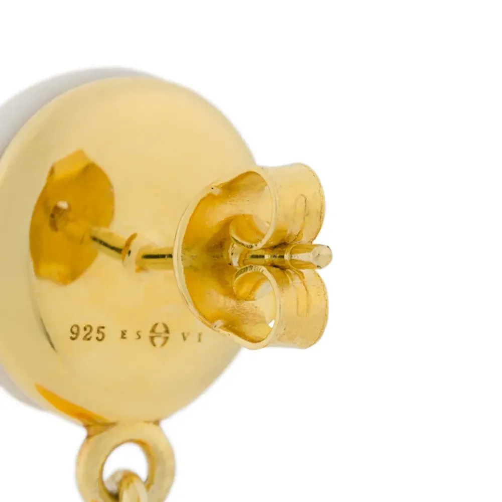 Серьги с каплевидной подвеской