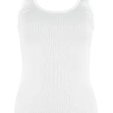 Жилет ребристой вязки