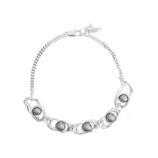 Колье 'Liquid' с жемчугом