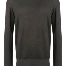 Свитер с круглым вырезом