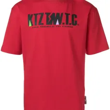 футболка с принтом логотипа