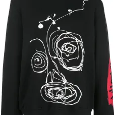 толстовка 'Drippy' с круглым вырезом