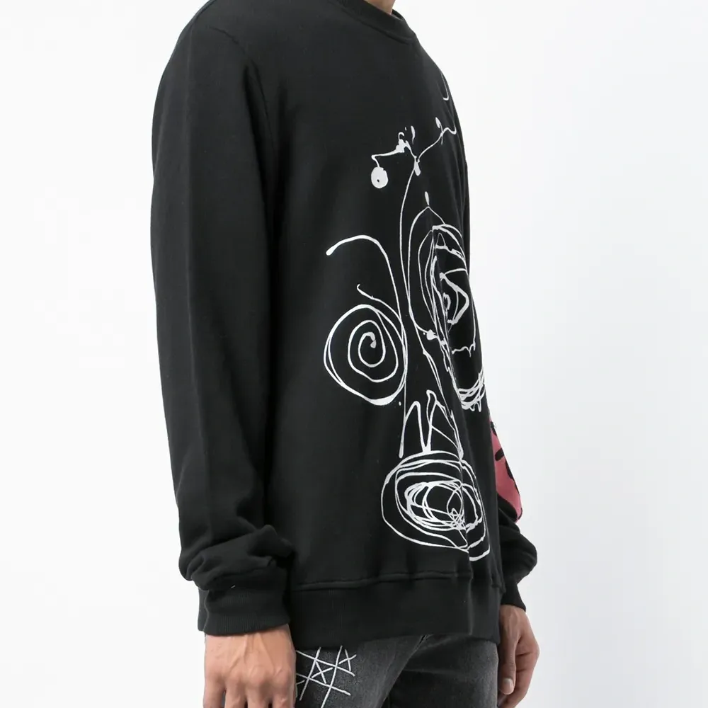 толстовка 'Drippy' с круглым вырезом