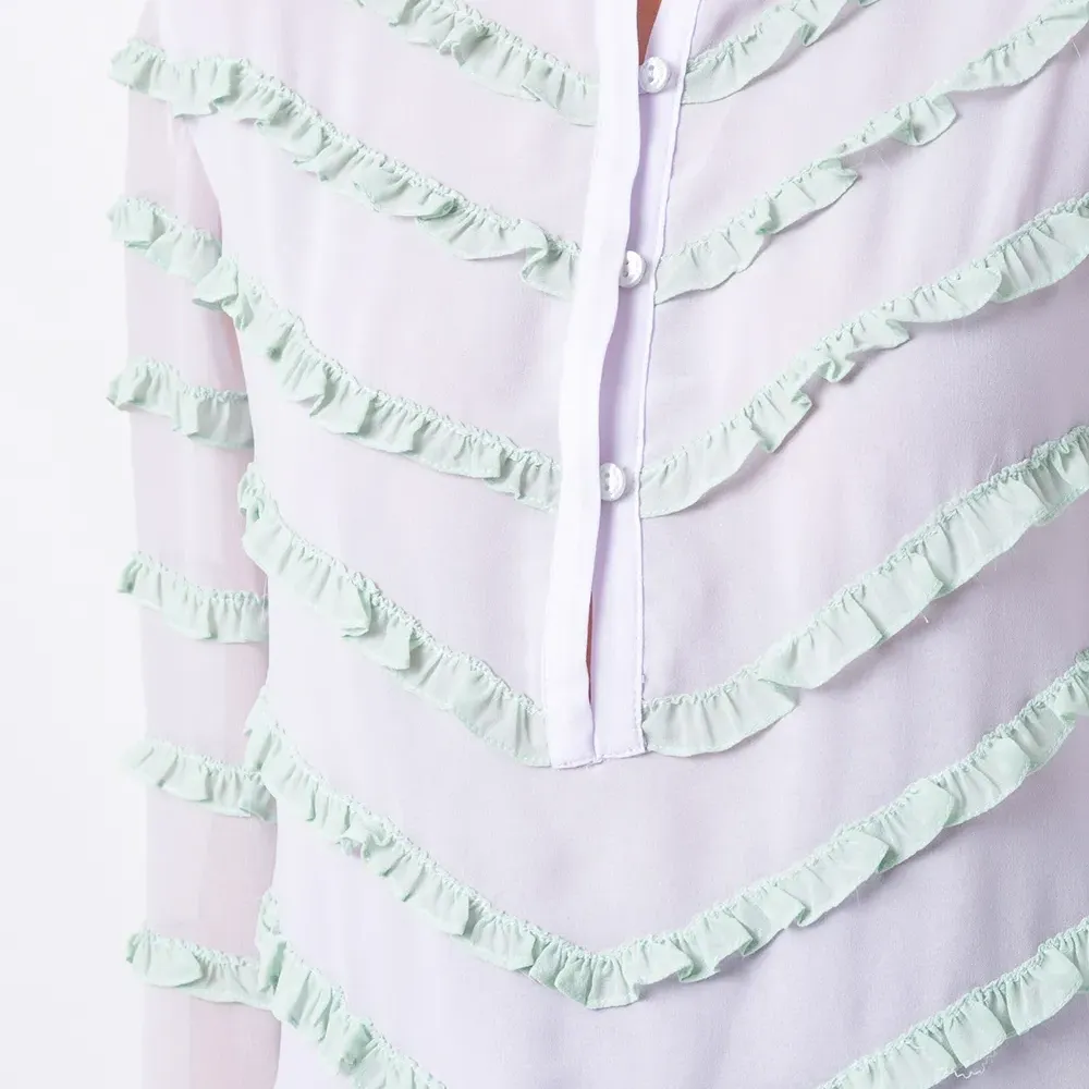 Блузка 'Damasco' с рюшами