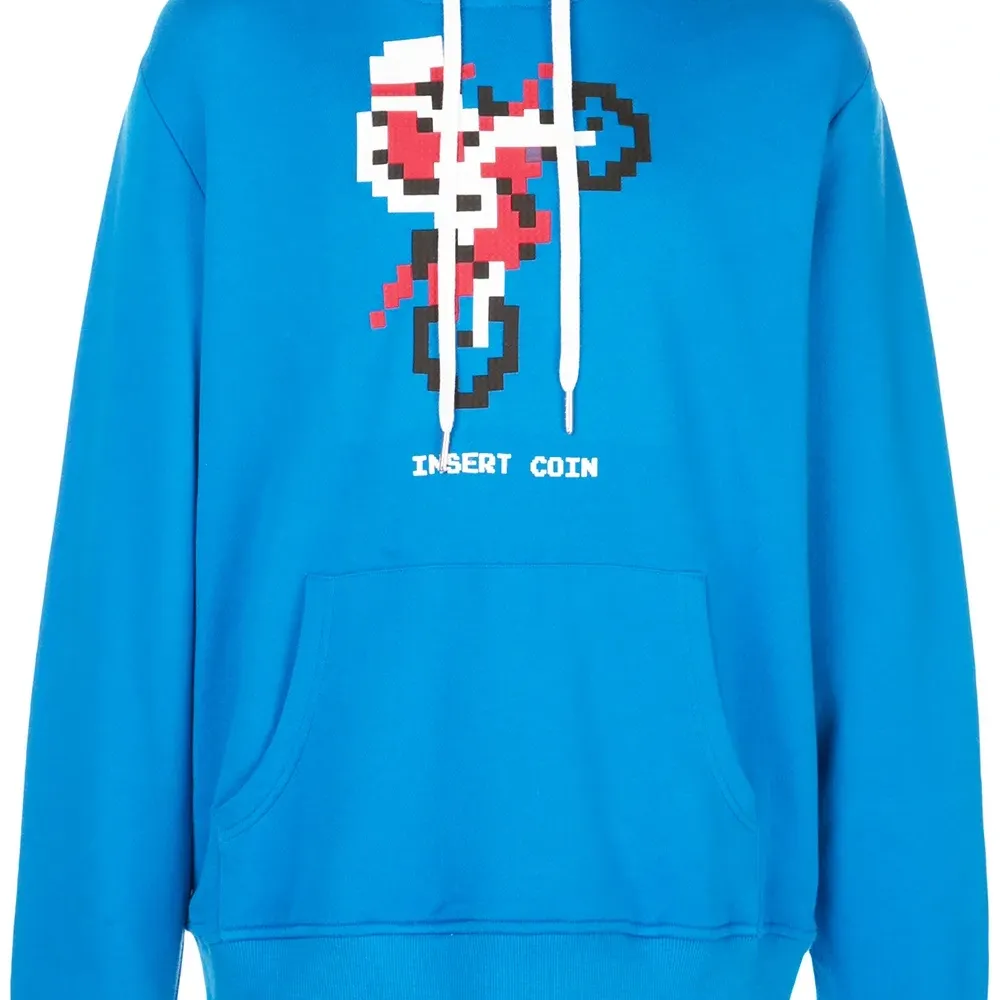 толстовка с капюшоном и принтом