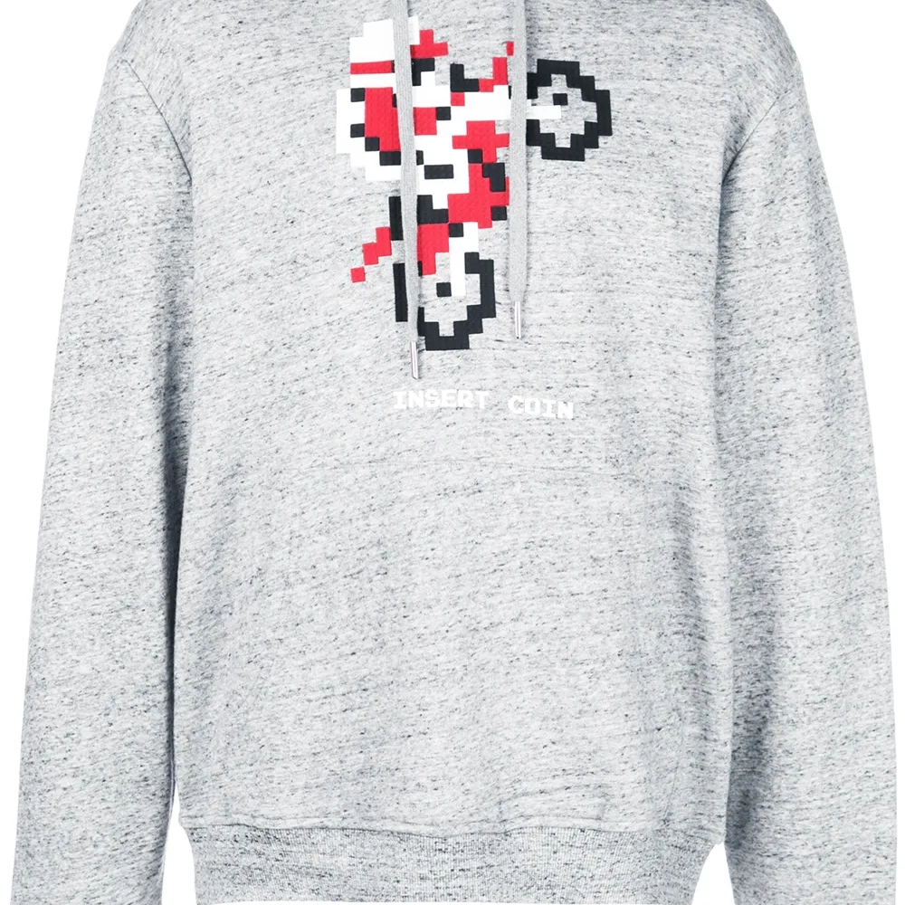 толстовка с капюшоном и принтом