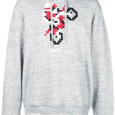 толстовка с капюшоном и принтом толстовка с капюшоном и принтом