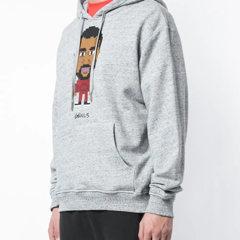 толстовка с капюшоном и принтом 'Genius'