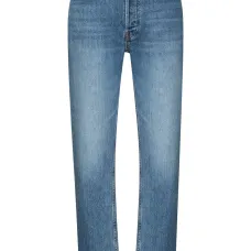 Укороченные брюки с завышенной талией