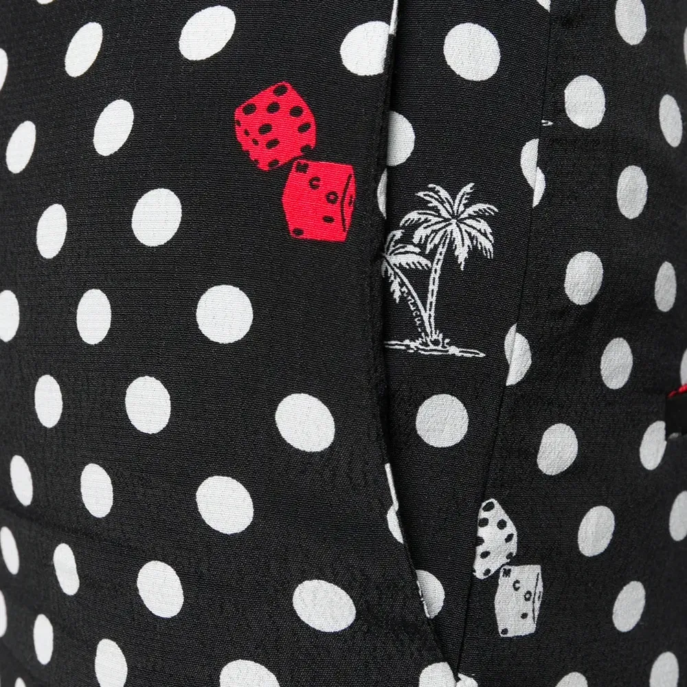 Брюки в горох