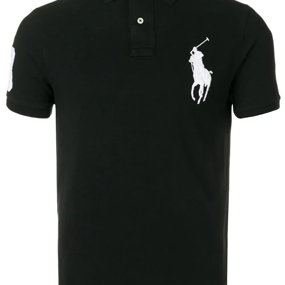 Рубашка-поло с вышитым логотипом