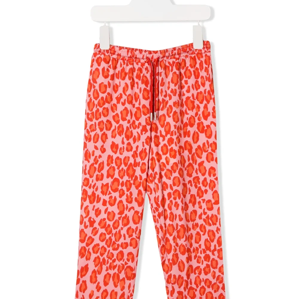 Брюки с леопардовым принтом