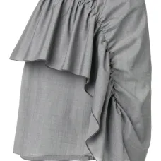 Мини-юбка с оборками