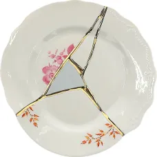 Тарелка с эффектом трещин