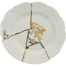 Тарелка с эффектом трещин