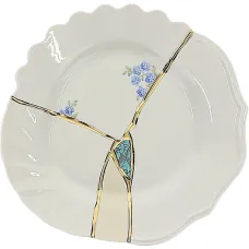 Тарелка с эффектом трещин