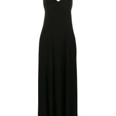 Платье макси с V-образным вырезом