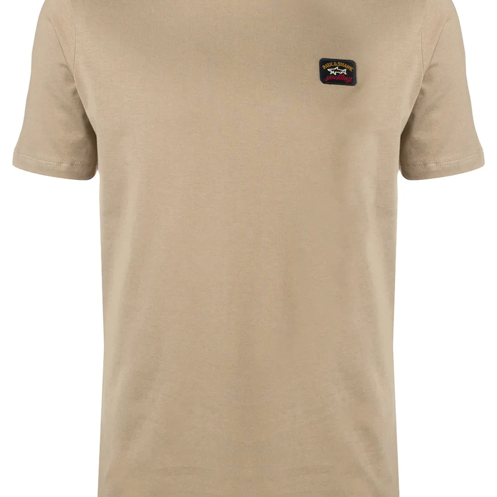 Футболка с нашивкой-логотипом