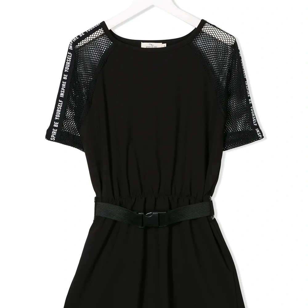 платье с поясом