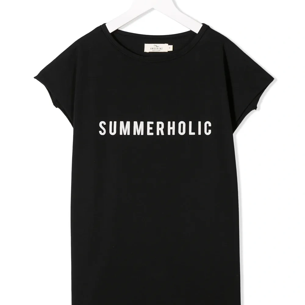 платье-футболка с принтом