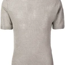 Трикотажная футболка с круглым вырезом