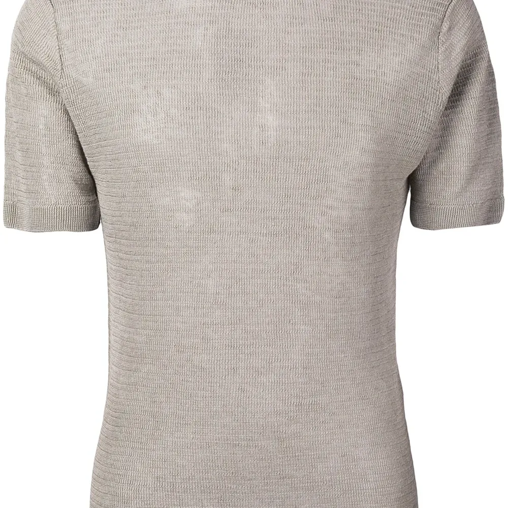 Трикотажная футболка с круглым вырезом