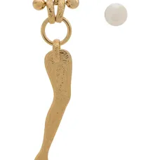 Серьги-кольца с логотипом