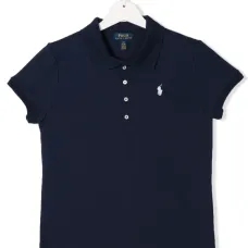 Рубашка-поло с вышитым логотипом