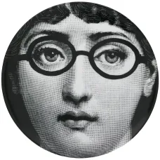 Тарелка с принтом-портретом Тарелка с принтом-портретом