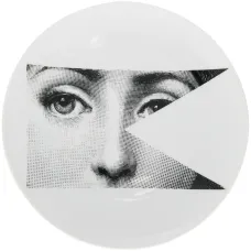 Тарелка с принтом