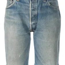 Джинсовые шорты по колено