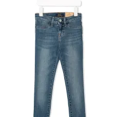 Джинсы кроя слим с выцветшим эффектом