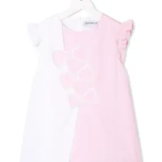 Платье с декоративными бантами