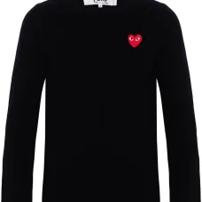 Джемпер с вышитым логотипом