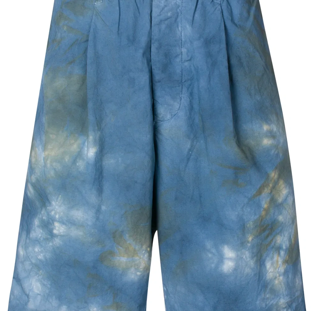 Бермуды с принтом тай-дай