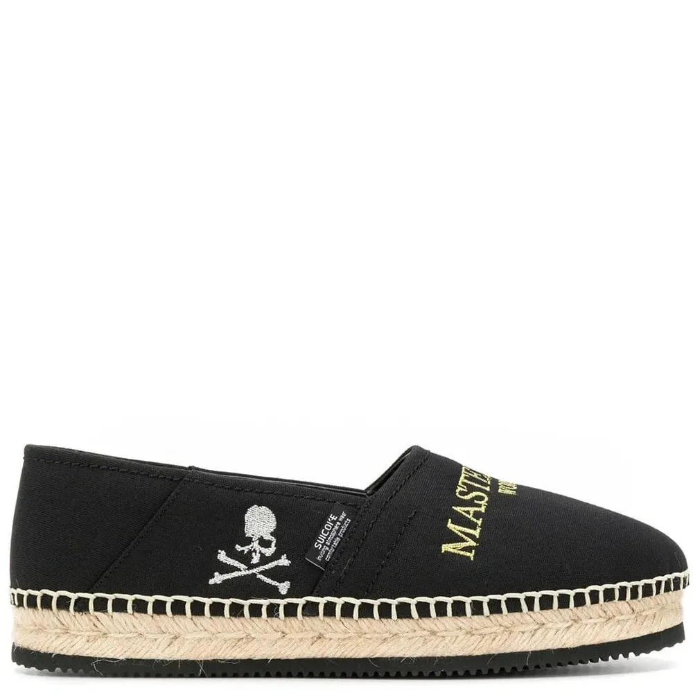 эспадрильи с вышитым логотипом