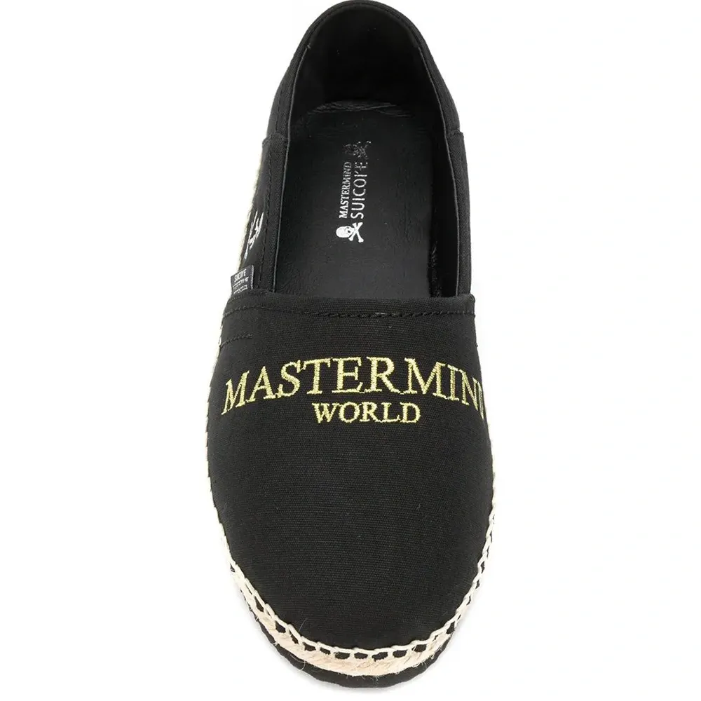 эспадрильи с вышитым логотипом