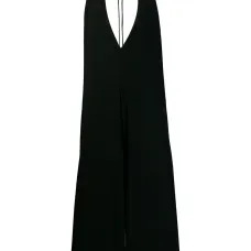 комбинезон с глубоким V-образным вырезом