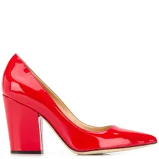 туфли на наборном каблуке