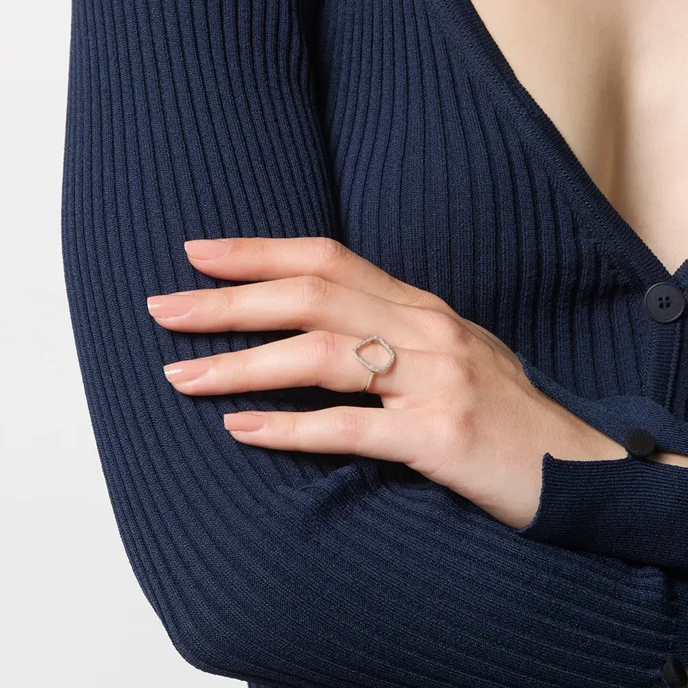 Riva Diamond Hoop ring