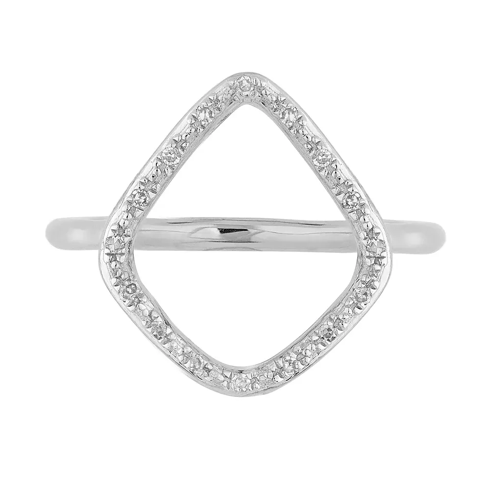 Riva Diamond Hoop ring